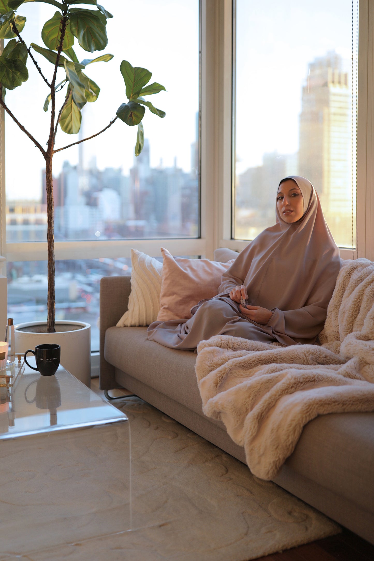 Bamboo Prayer Set - Mauve