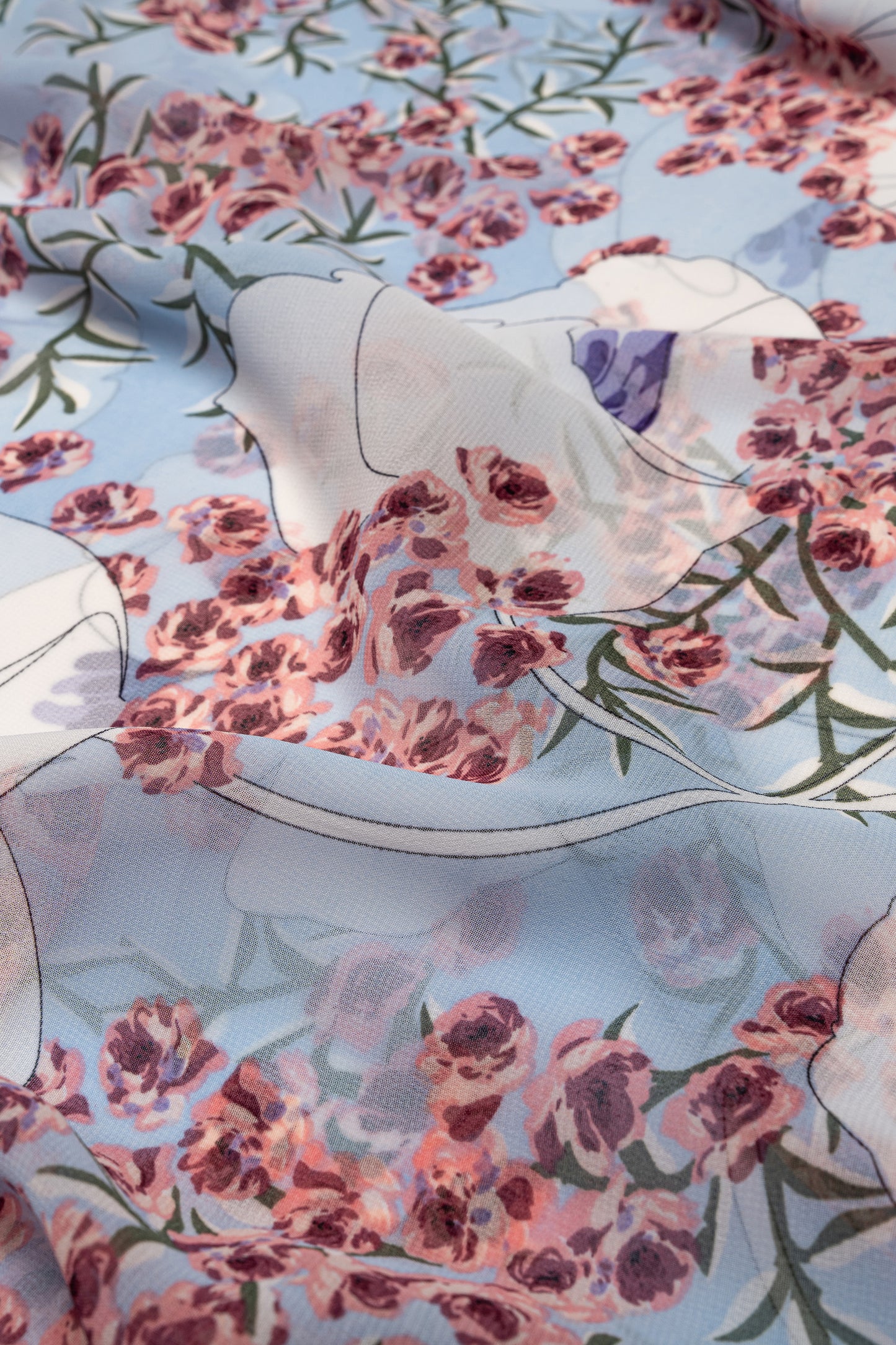 Floral Haven Hijab