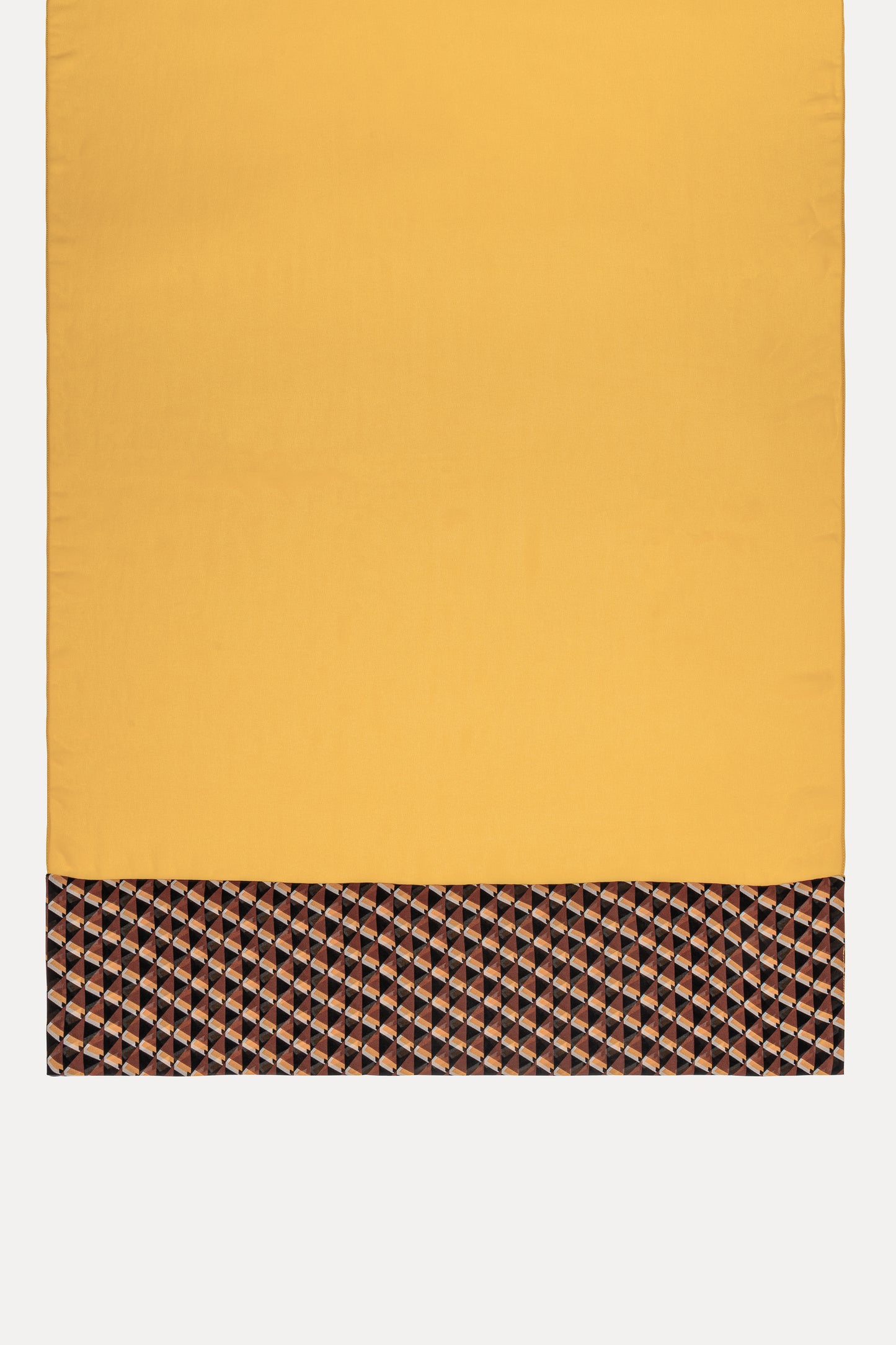 Print-Edge Hijab - Gold