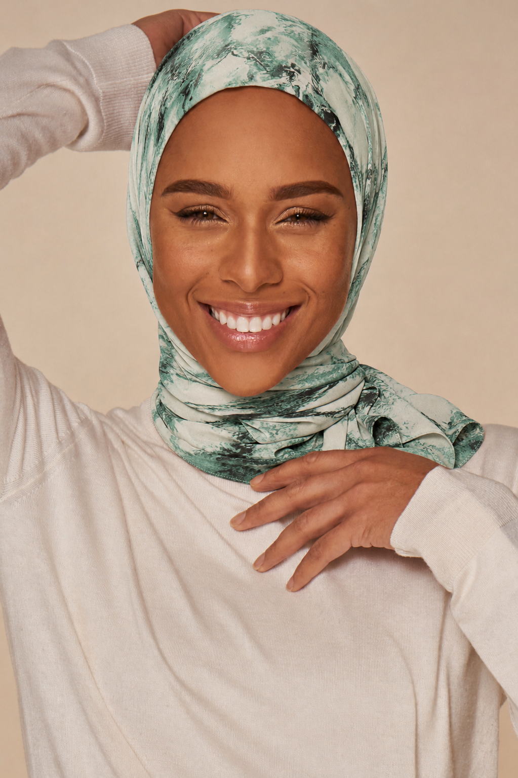 Emerald Mosaic Hijab