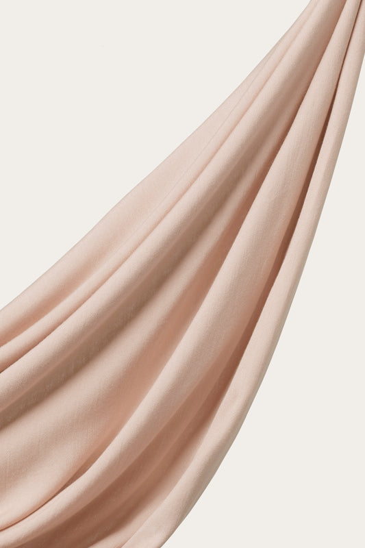 Bamboo Woven Hijab - Blush