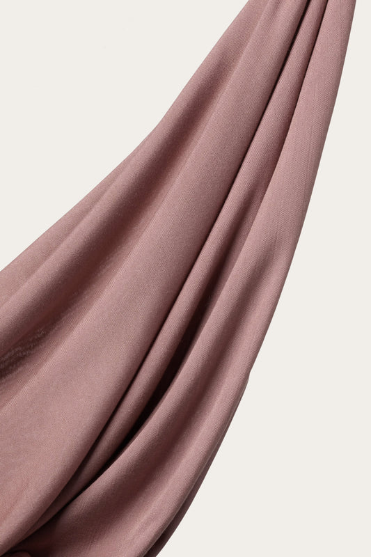 Bamboo Woven Hijab - Rose Quartz