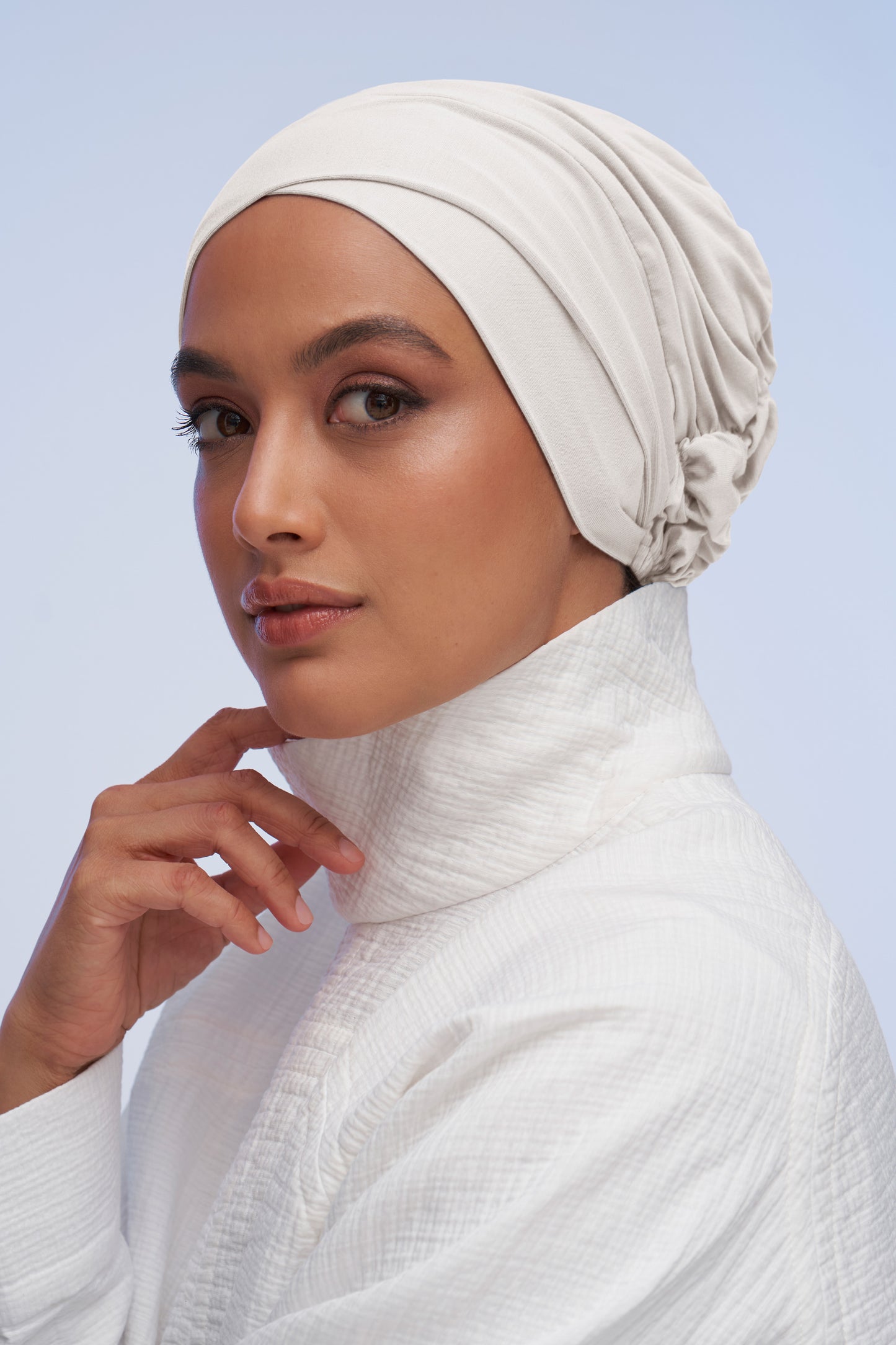 Criss–Cross Underscarf - Ivory