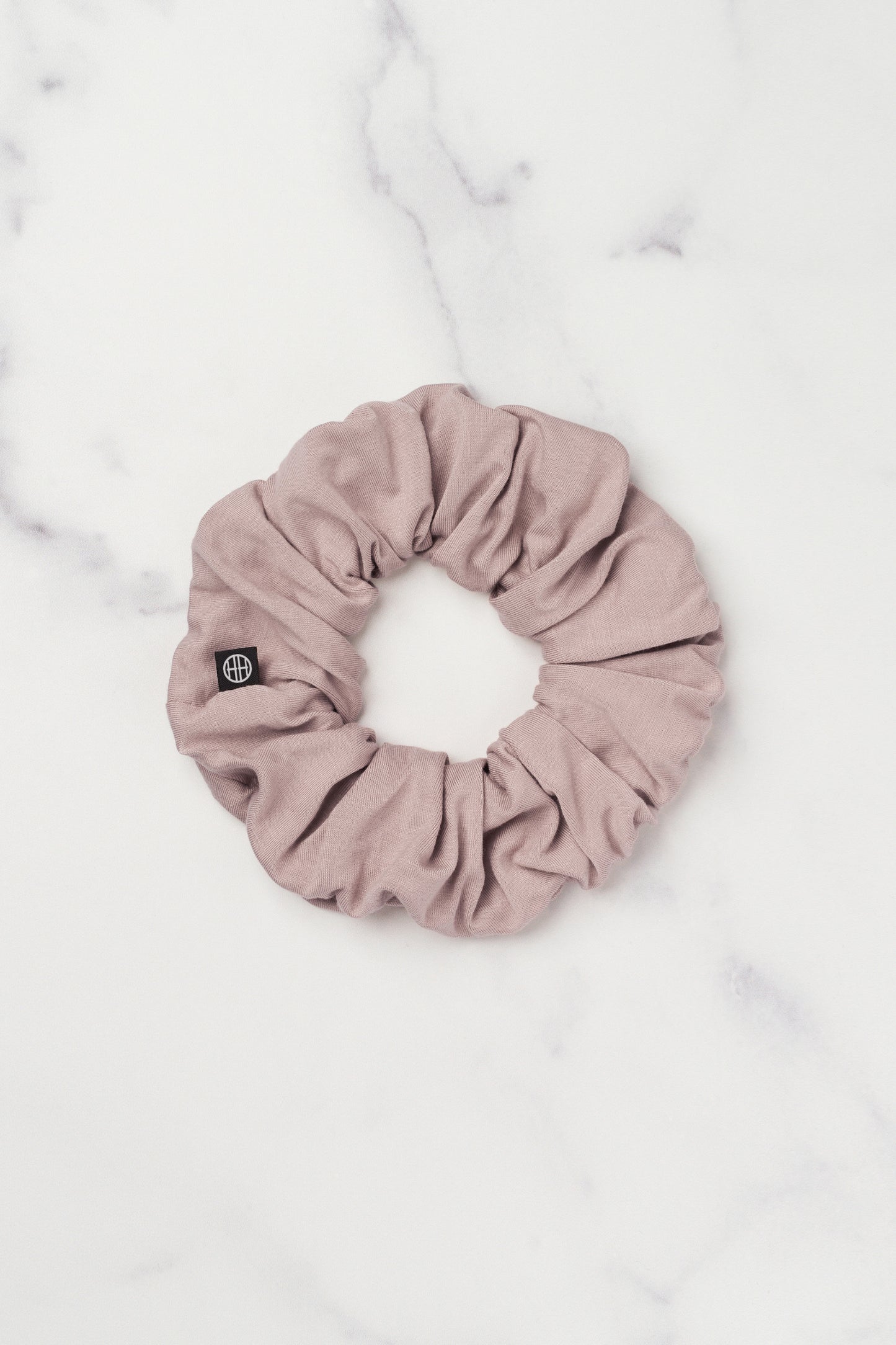 Small Bamboo Jersey Scrunchie – Mink