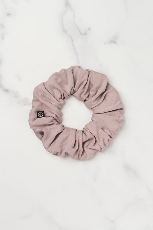 Small Bamboo Jersey Scrunchie – Mink
