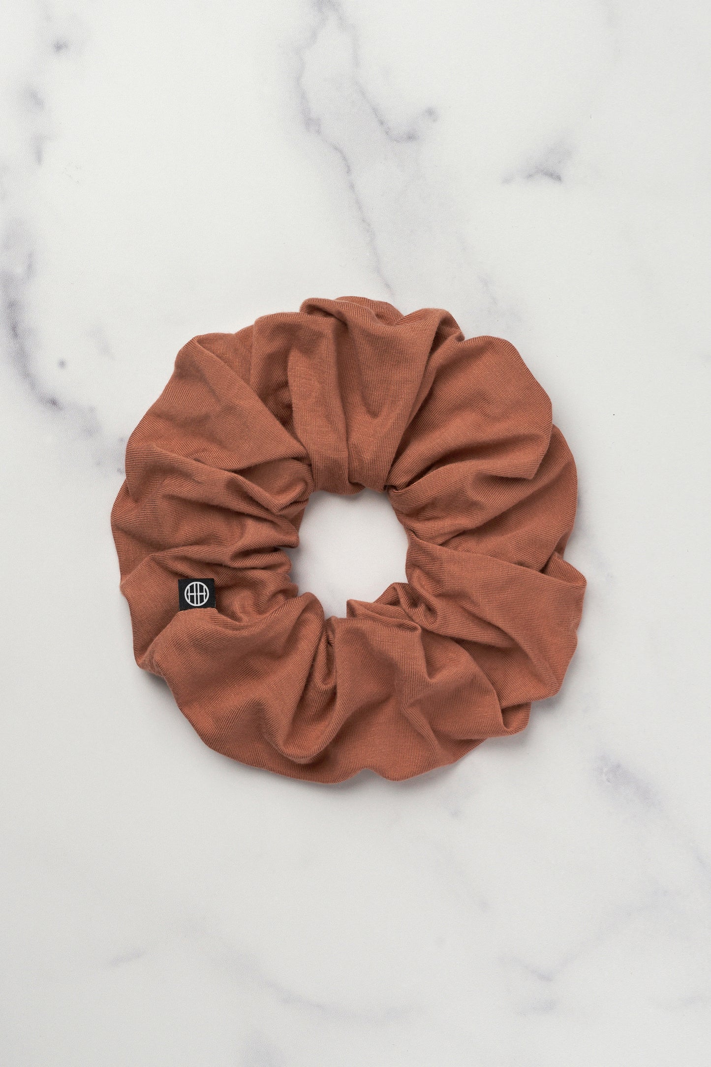 Large Bamboo Jersey Scrunchie – Sienna