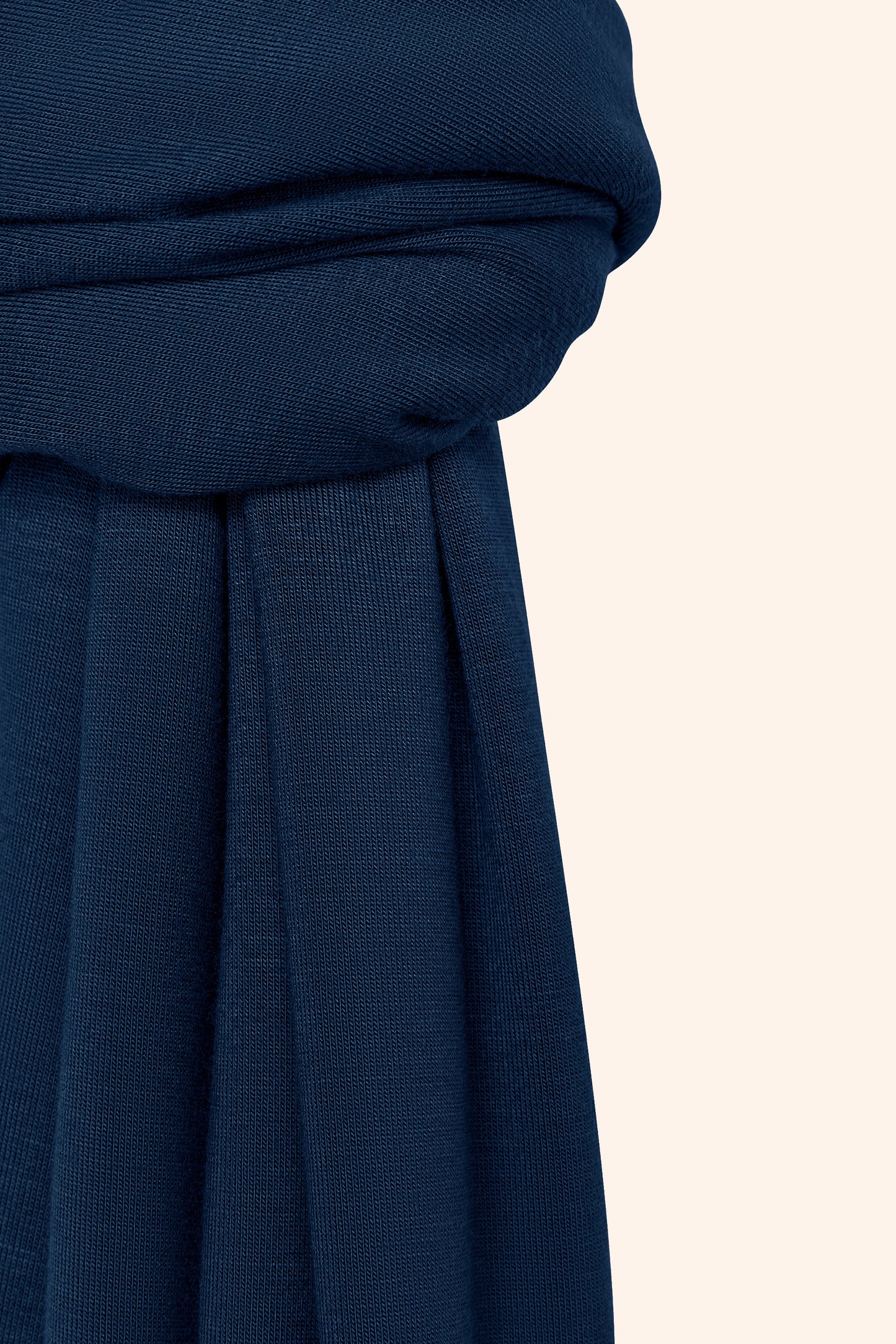 Premium Jersey Hijab - Marine Blue