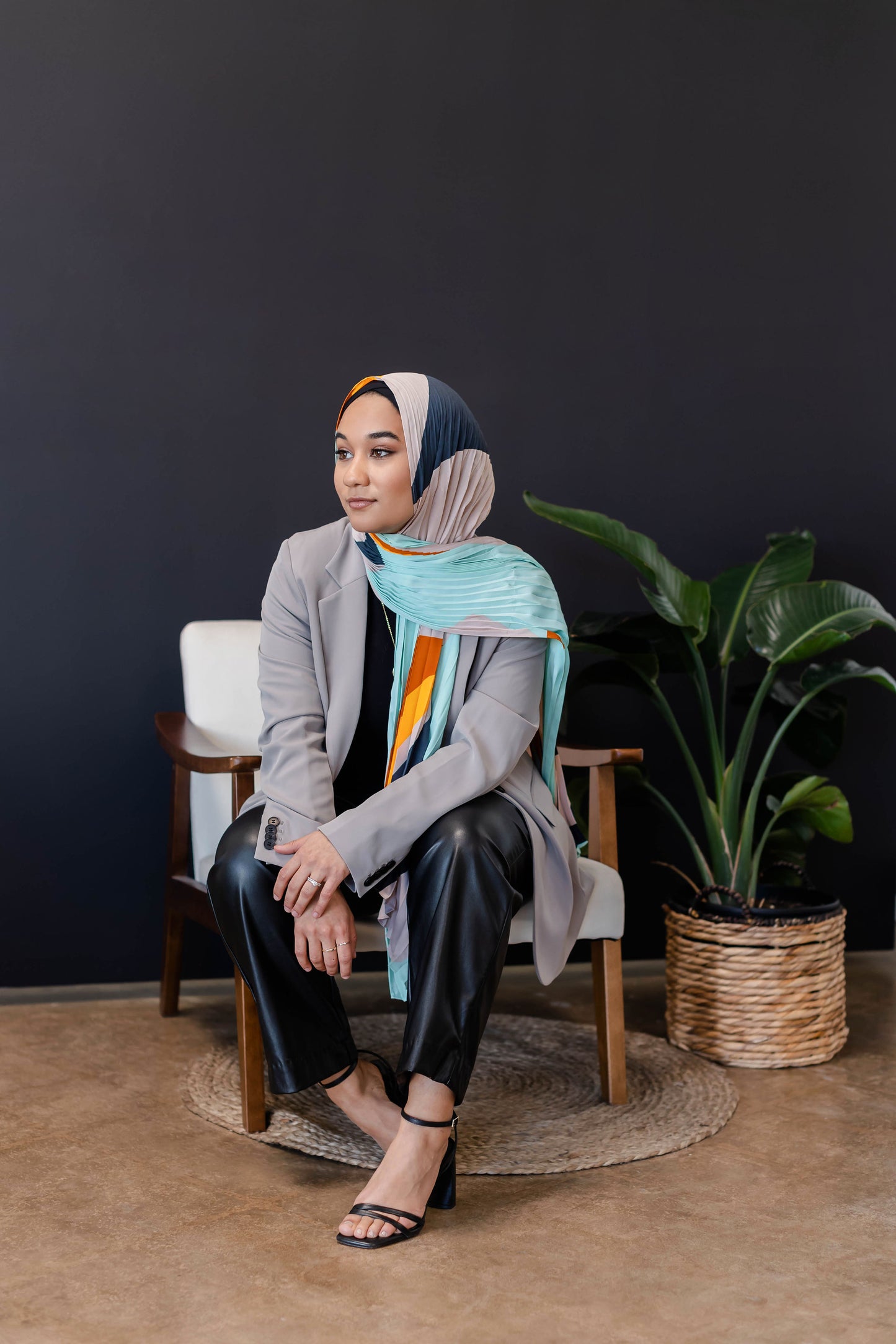 Classic Pleat Hijab - Moxie