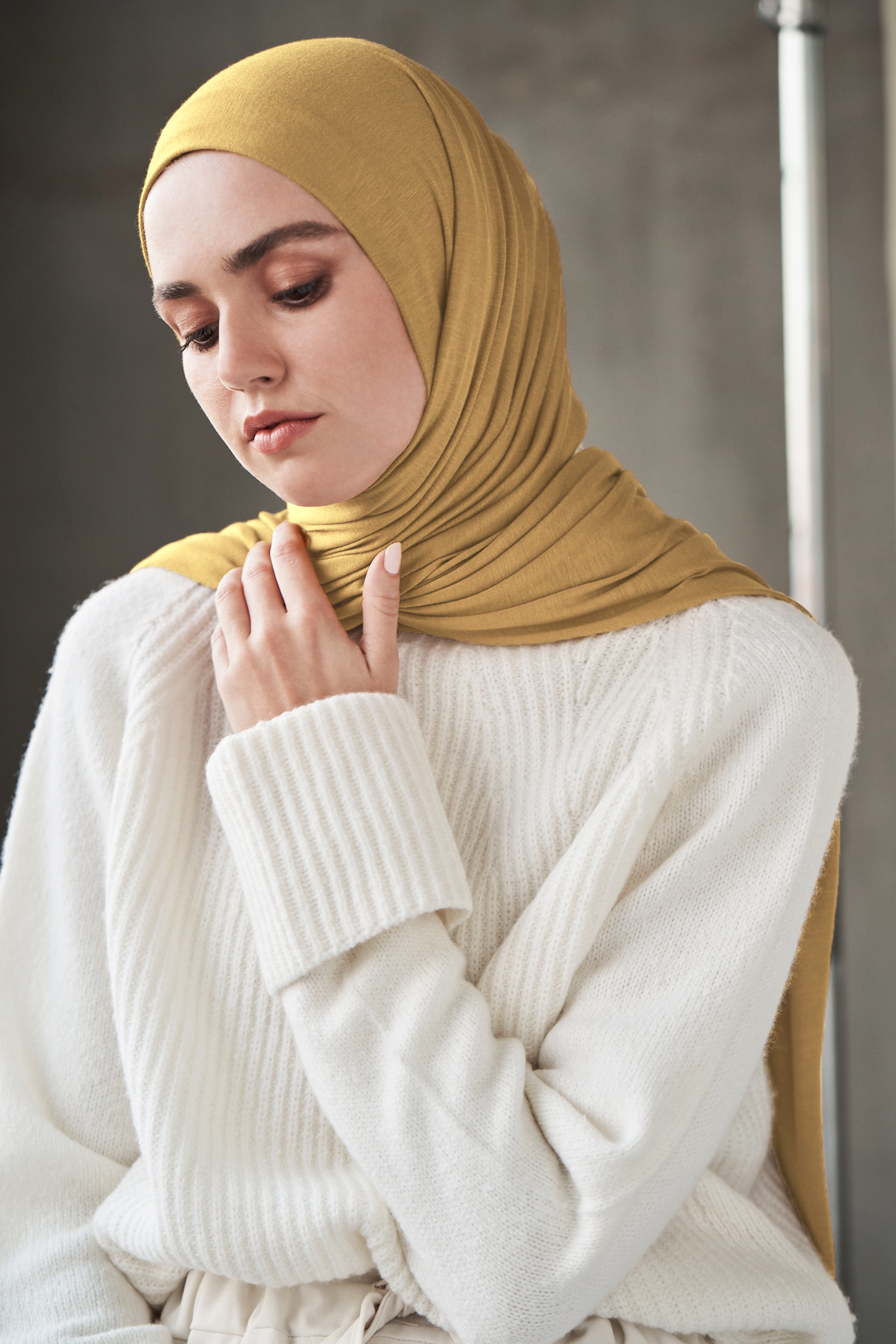 Premium Jersey Hijab - Sunbeam