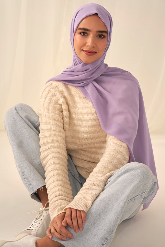 Everyday Chiffon Hijab - Wisteria