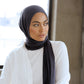 Premium Jersey Hijab - Midnight Slate