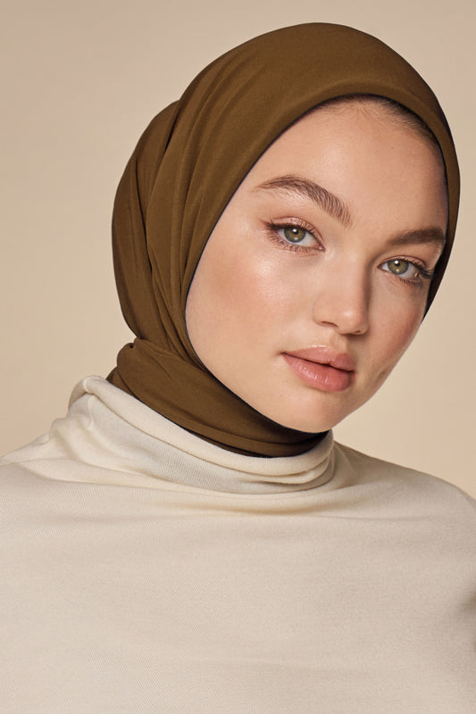 Everyday Chiffon Hijab - Bronze Olive