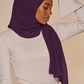 Everyday Chiffon Hijab - Aubergine