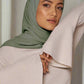 Everyday Chiffon Hijab - Matte Green