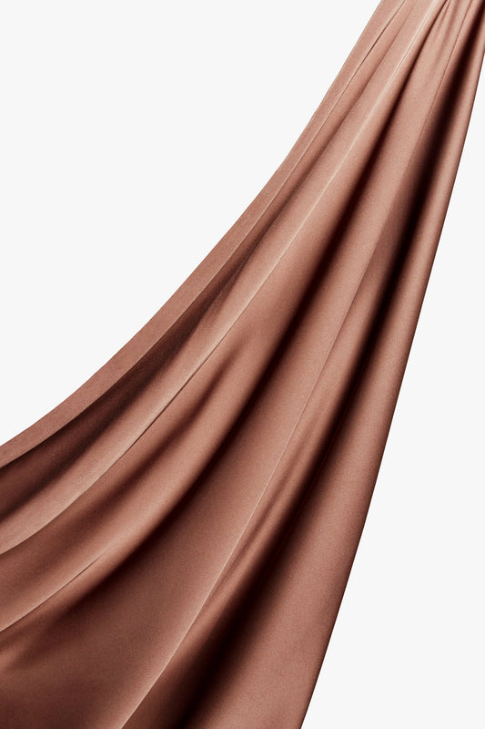 Perfect Satin Hijab - Chestnut