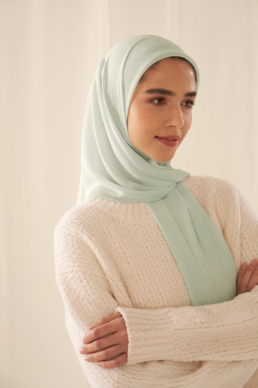 Everyday Chiffon Hijab - Sea Green