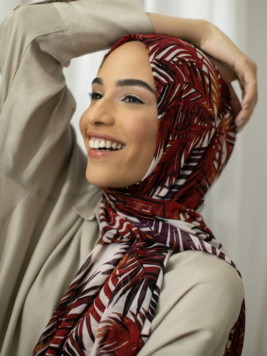 Fine Pleat Hijab - Latte – Haute Hijab