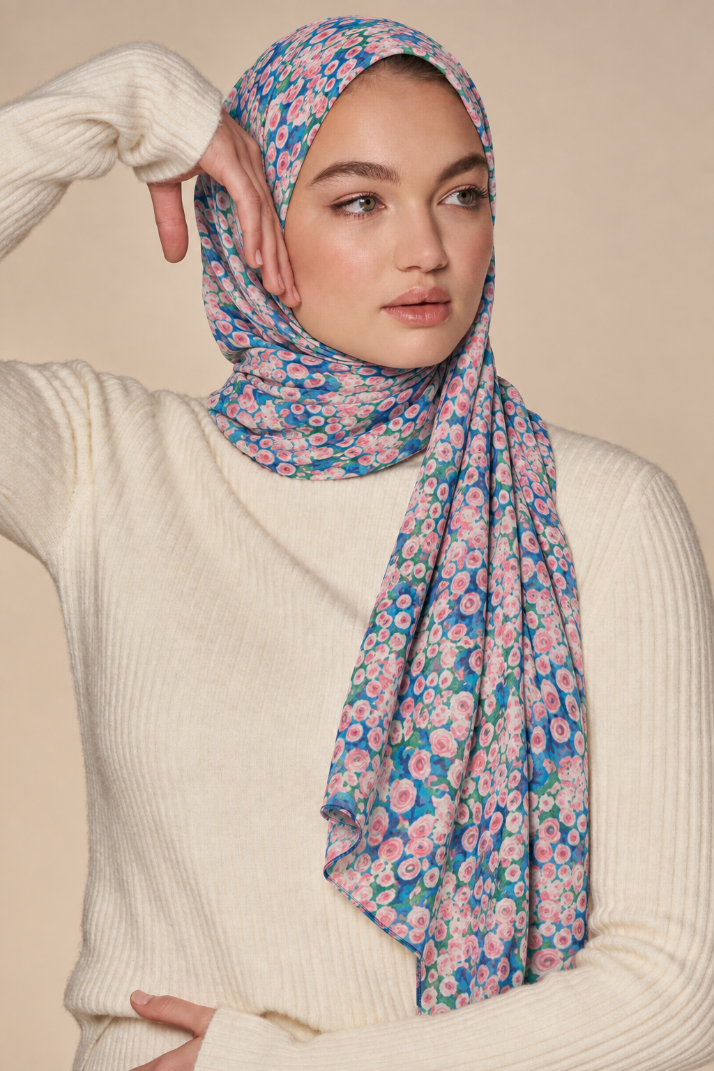Rose Flurry Hijab
