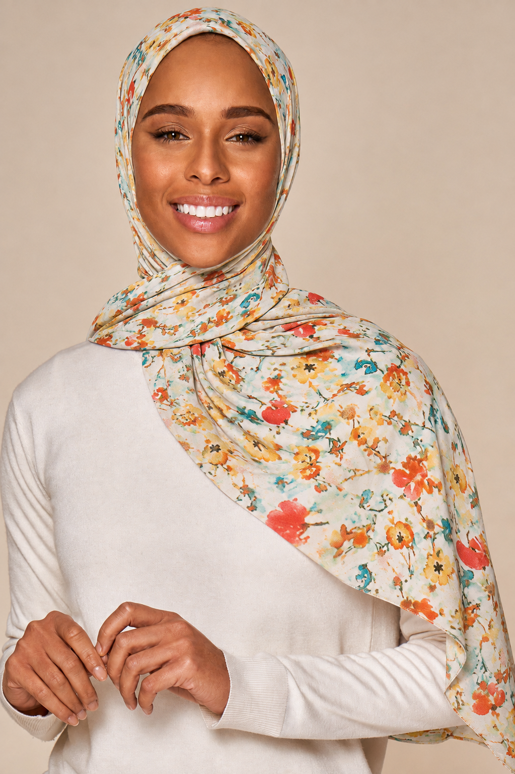 Floral Fusion Hijab
