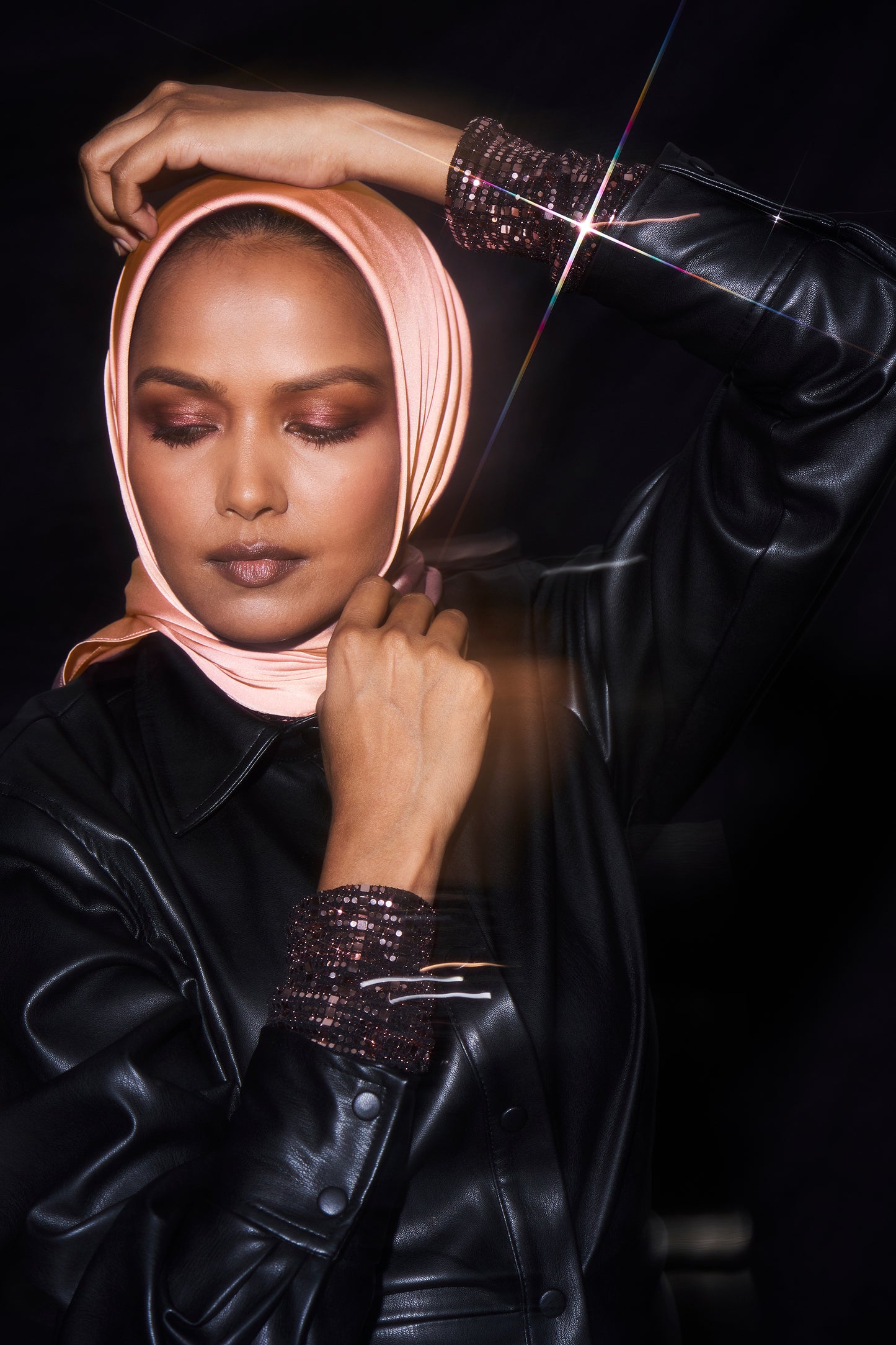 Perfect Satin Hijab - Pink Opal