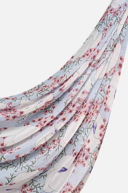 Floral Haven Hijab