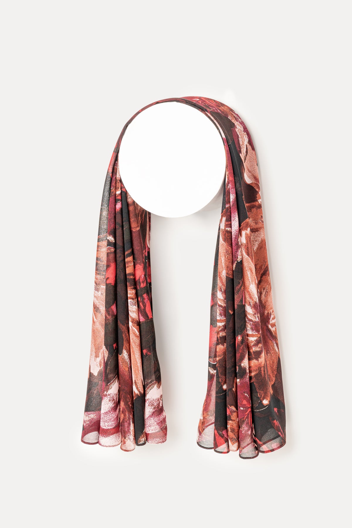 Bordeaux Bloom Hijab