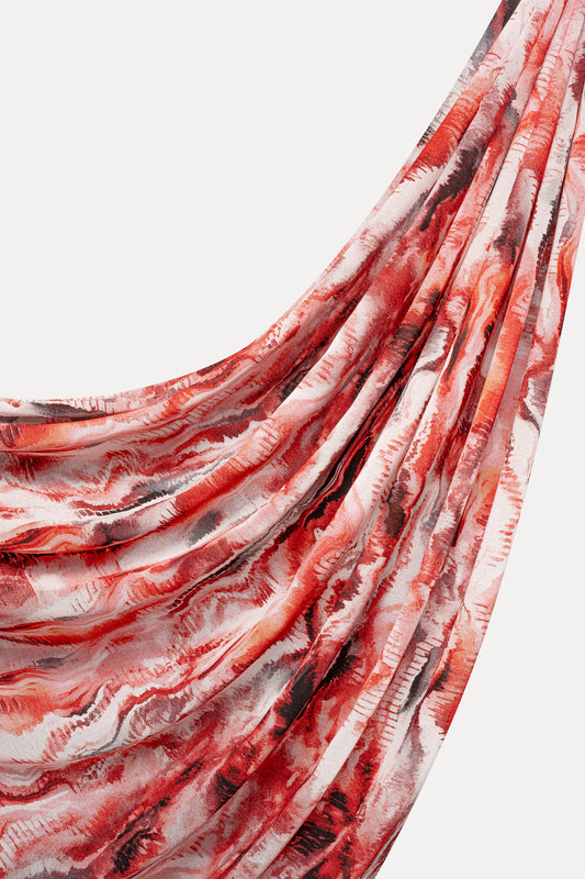 Crimson Current Hijab