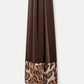 Print-Edge Hijab - Espresso