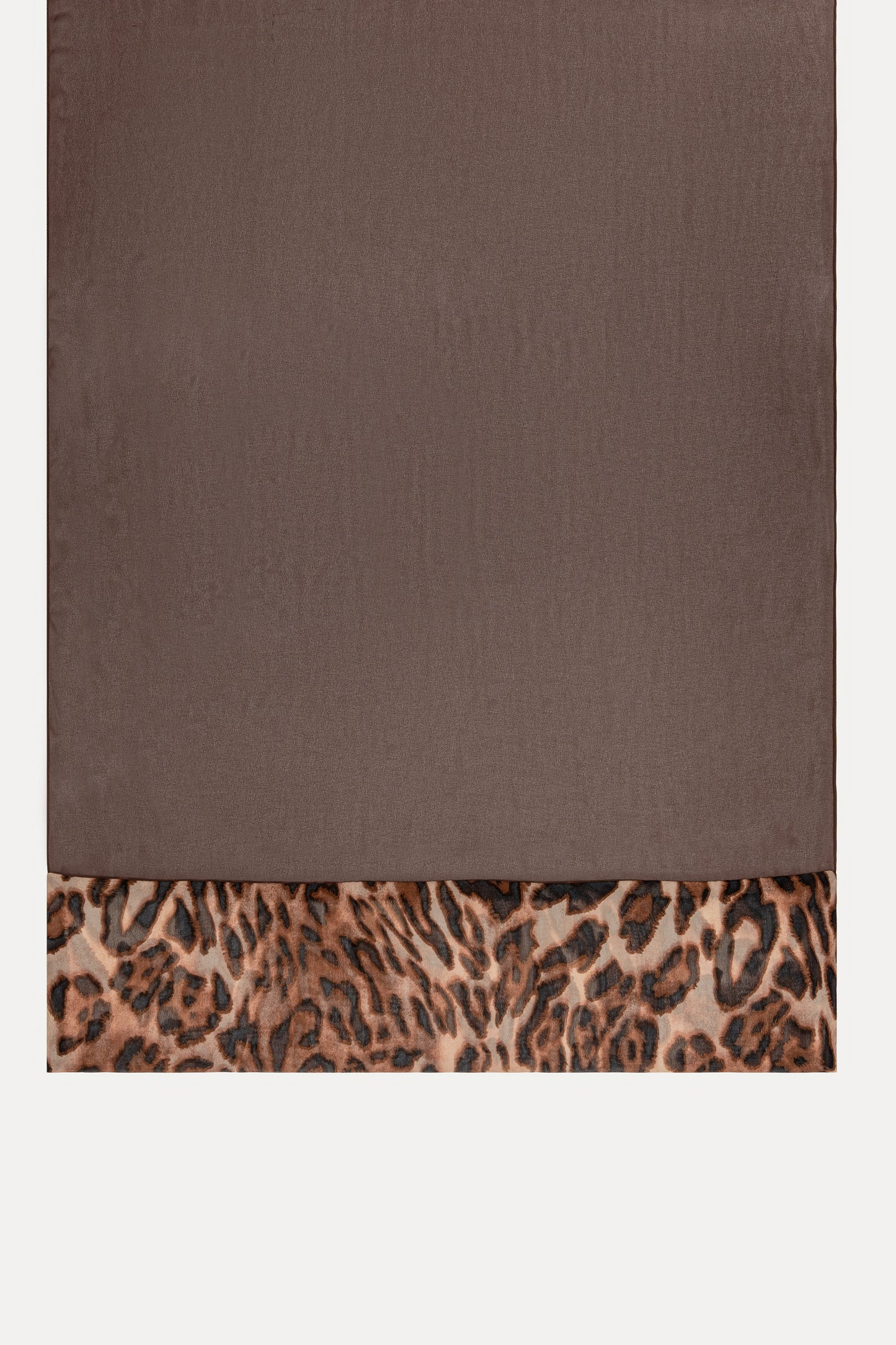 Print-Edge Hijab - Espresso