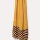 Print-Edge Hijab - Gold