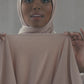 Premium Jersey Hijab - Light Mink