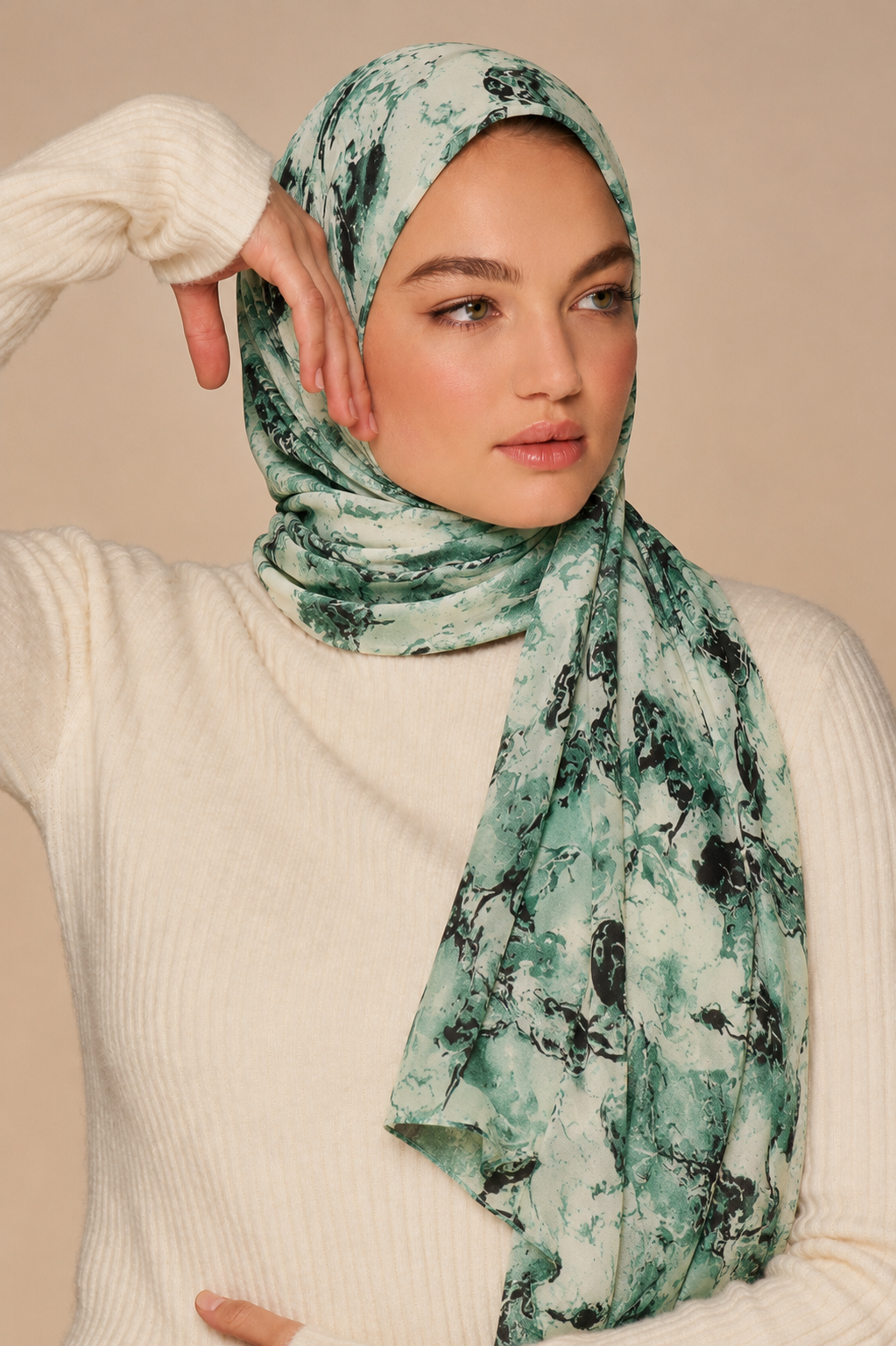 Emerald Mosaic Hijab
