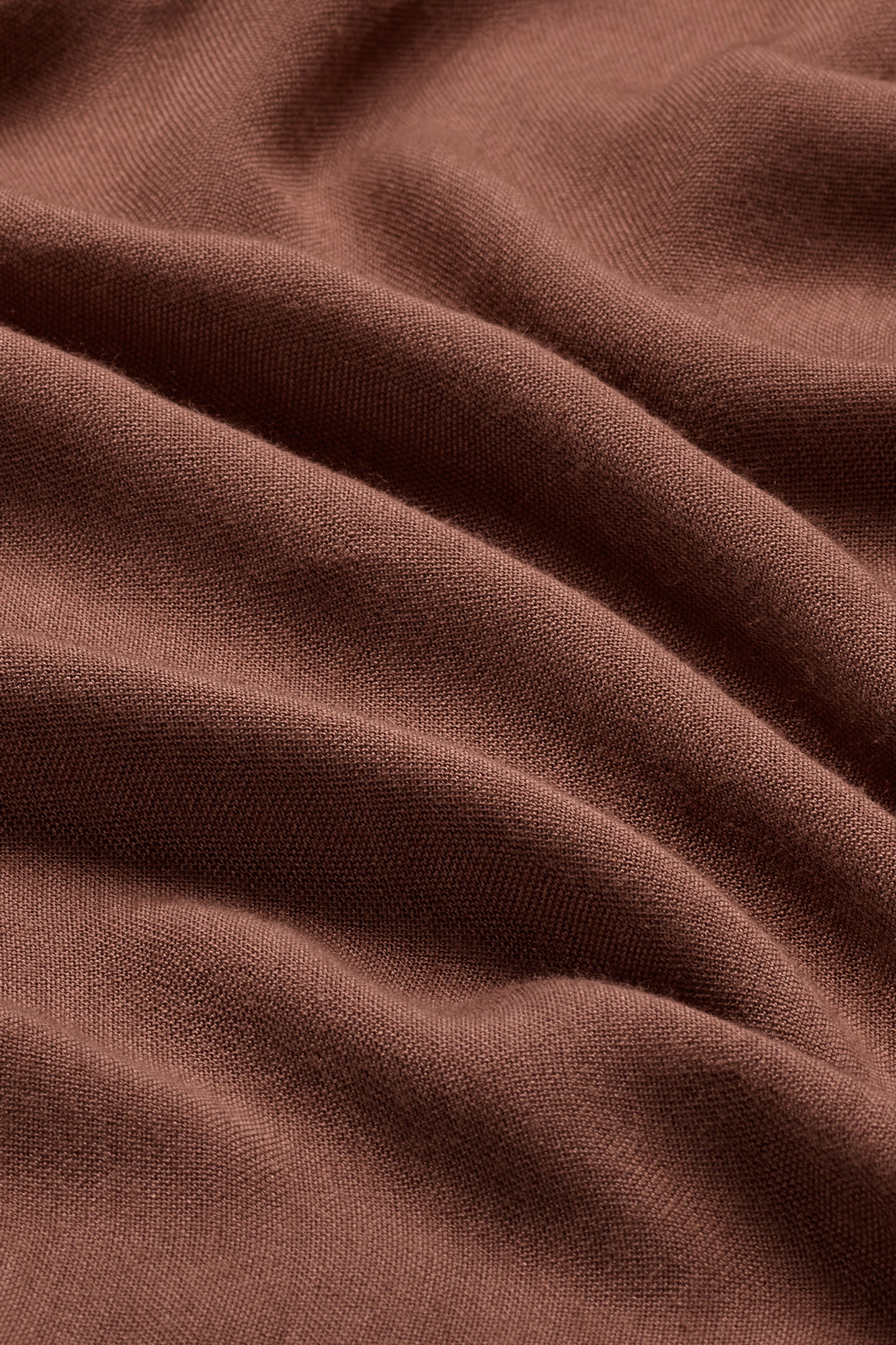 Bamboo Woven Hijab - Chestnut