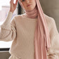 Premium Jersey Hijab - Blush