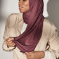 Premium Jersey Hijab - Raisin