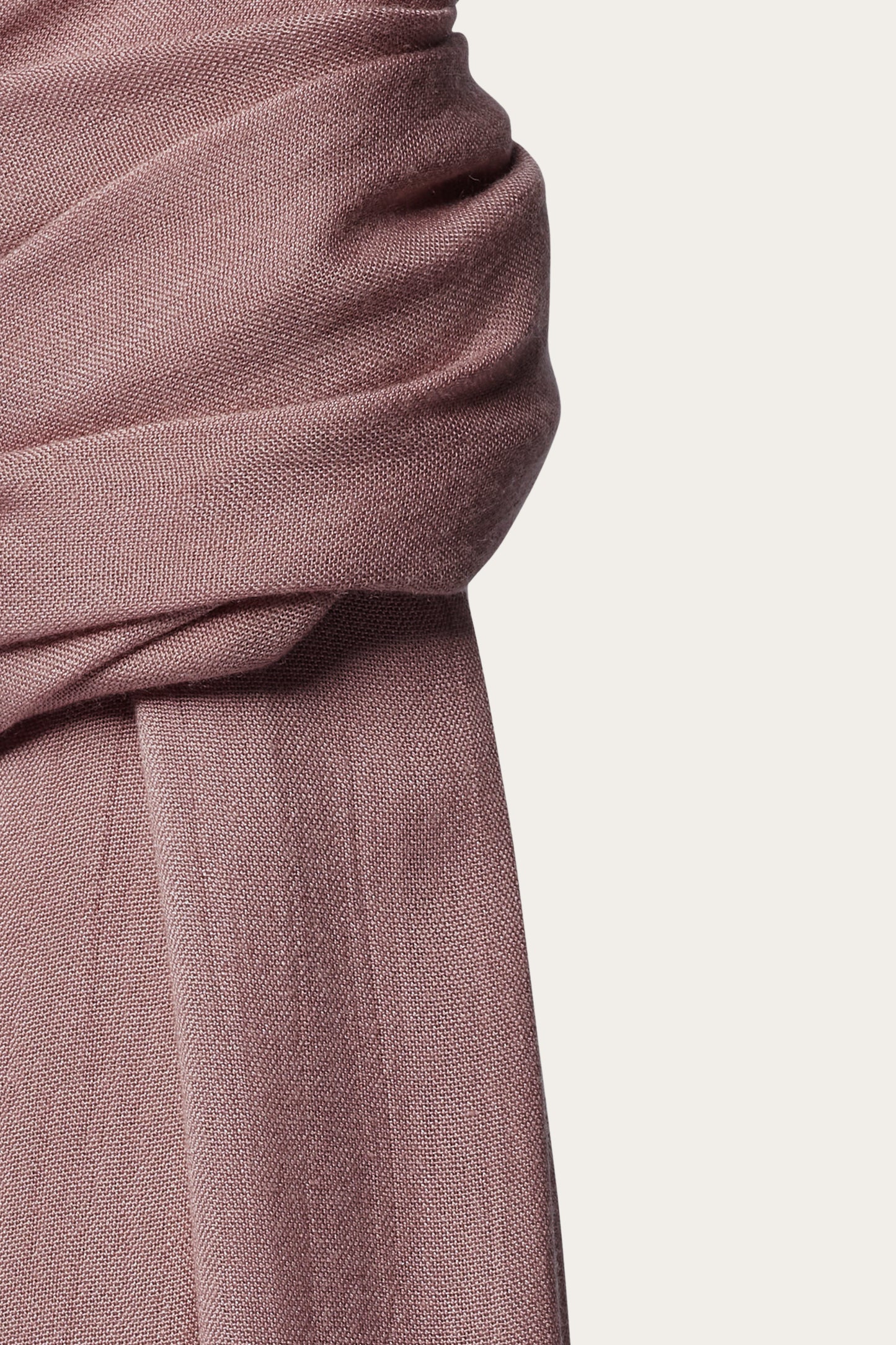 Bamboo Woven Hijab - Rose Quartz