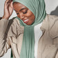 Premium Jersey Hijab - Sage