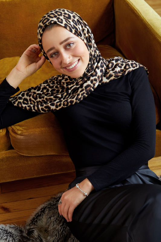 Fearless Leopard Hijab