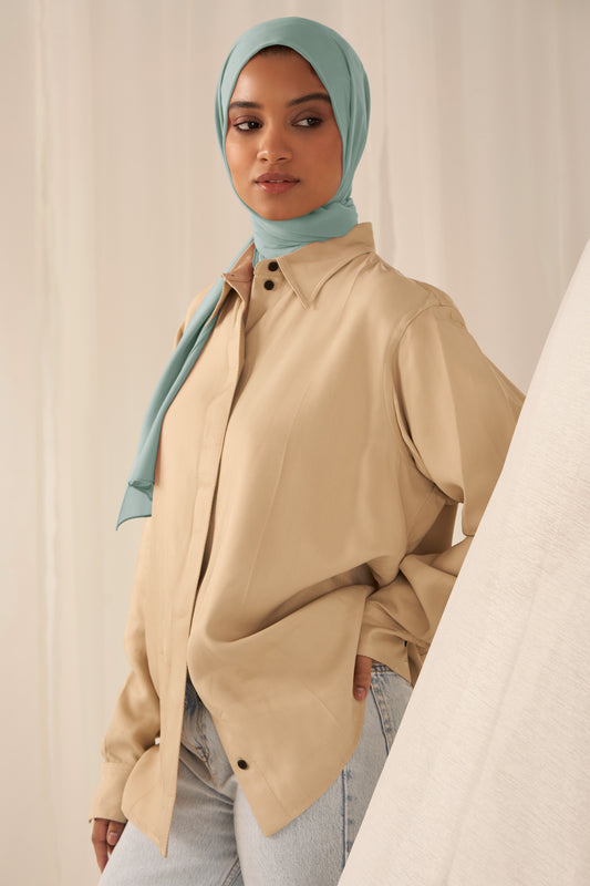 Recycled Chiffon Hijab - Sage