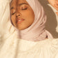 Bamboo Woven Hijab - Blush
