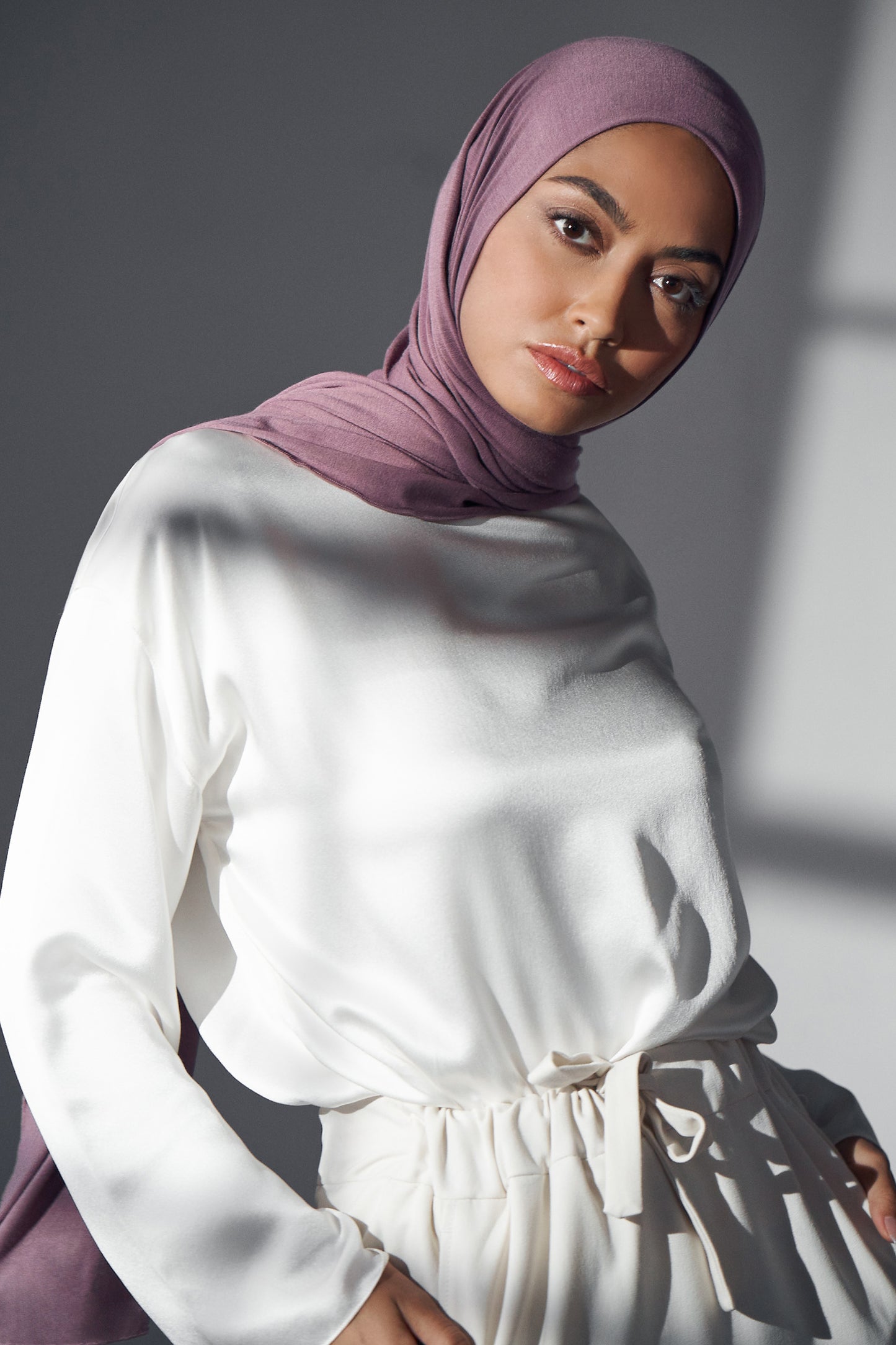 Premium Jersey Hijab - Fig
