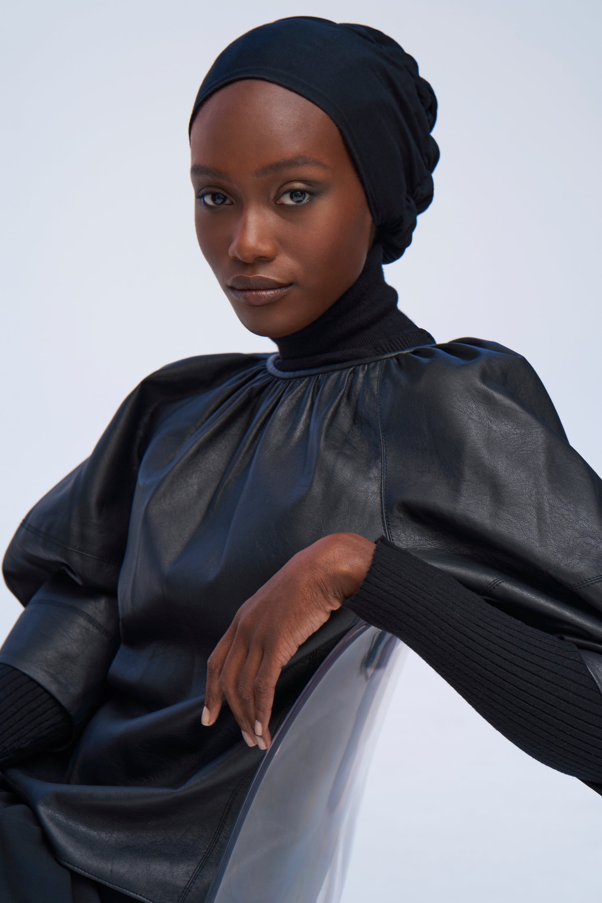 Black Turbans for Women-Hijab Undercap-Hijab Underscarf-Hijab Cap