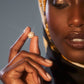 Pavé Crystal Hijab Magnets - Gold