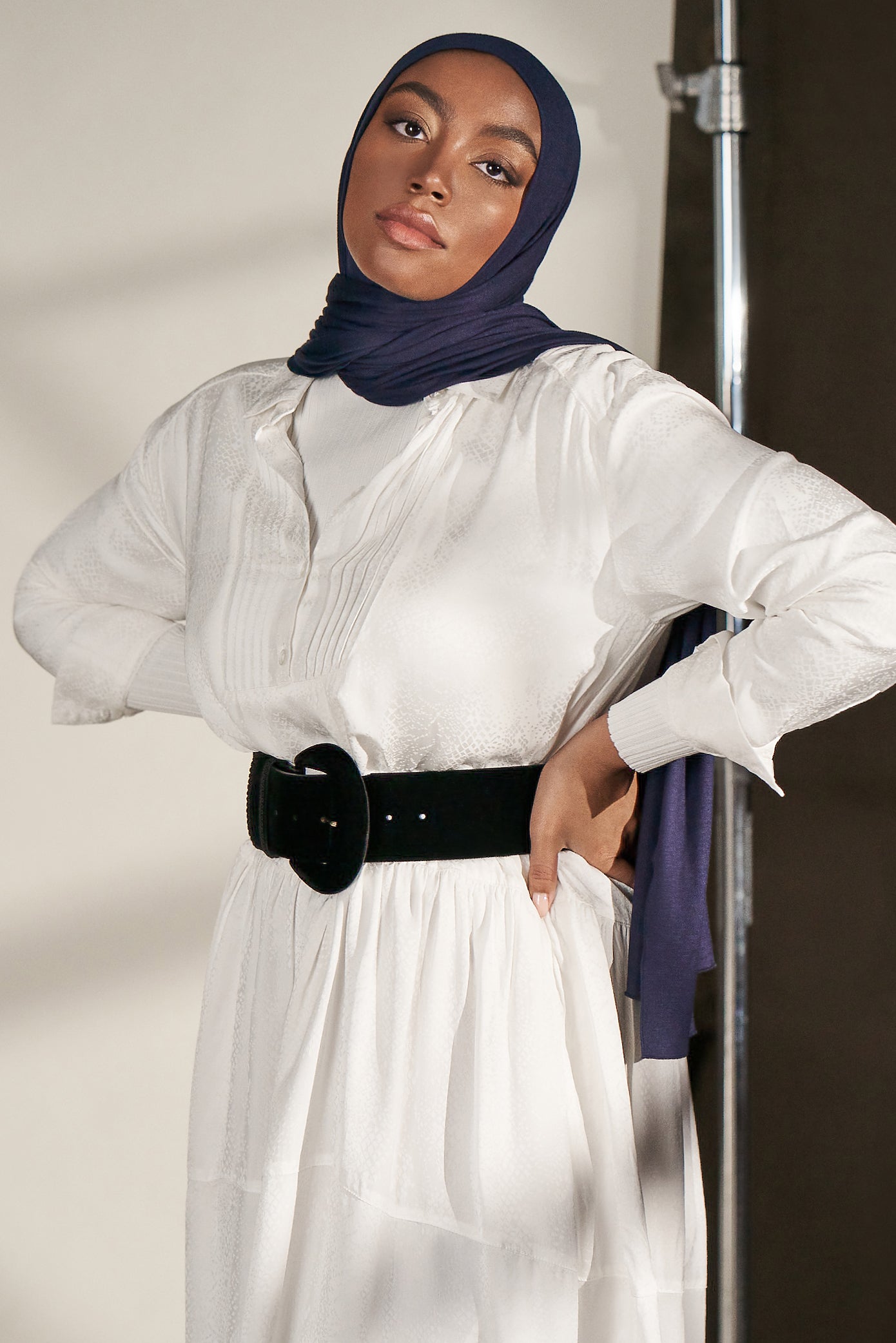 hijab with navy blue dress Luxury Navy Blue Hijab Wedding Dress