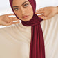Premium Jersey Hijab - Cranberry
