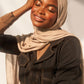 Bamboo Woven Hijab - Sand