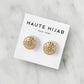 Pavé Crystal Hijab Magnets - Gold
