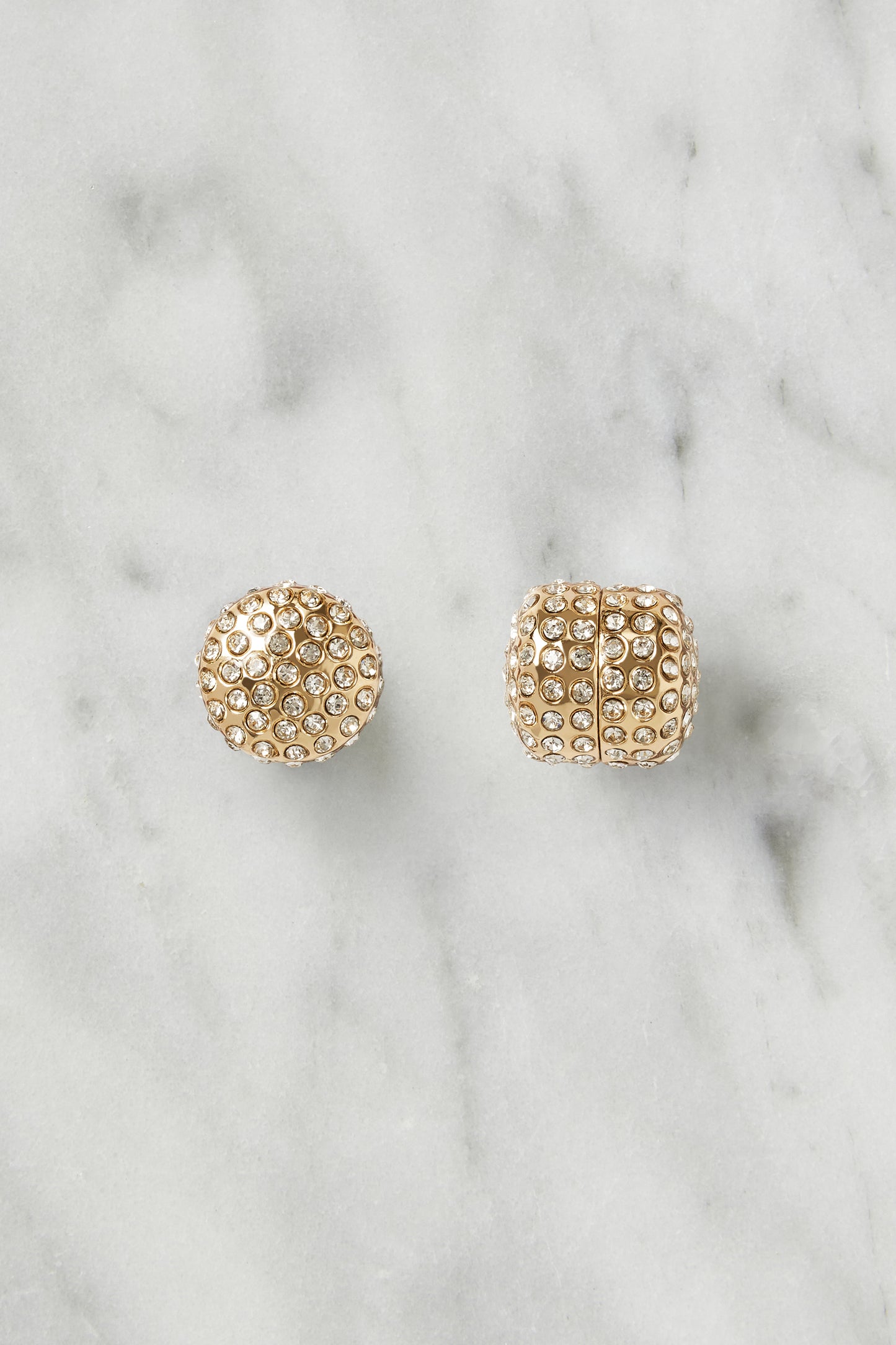 Pavé Crystal Hijab Magnets - Gold
