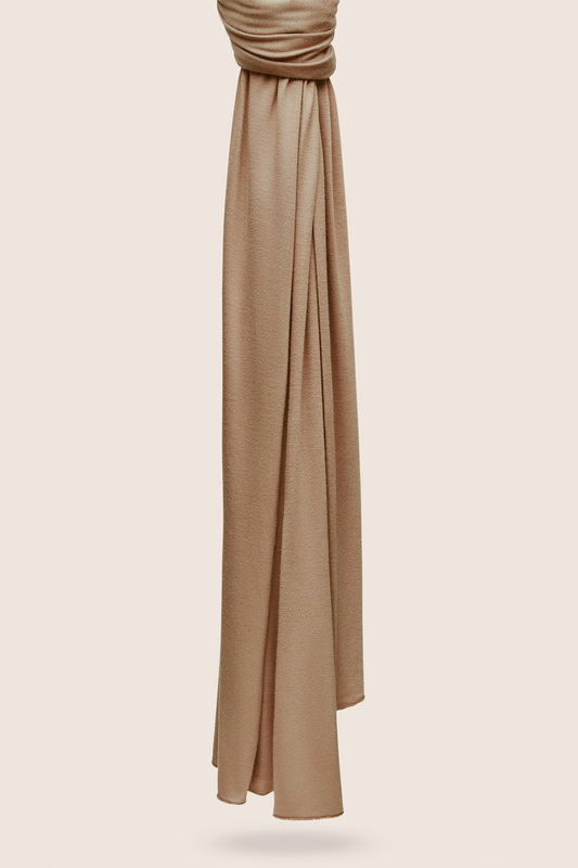 Premium Jersey Hijab - Khaki