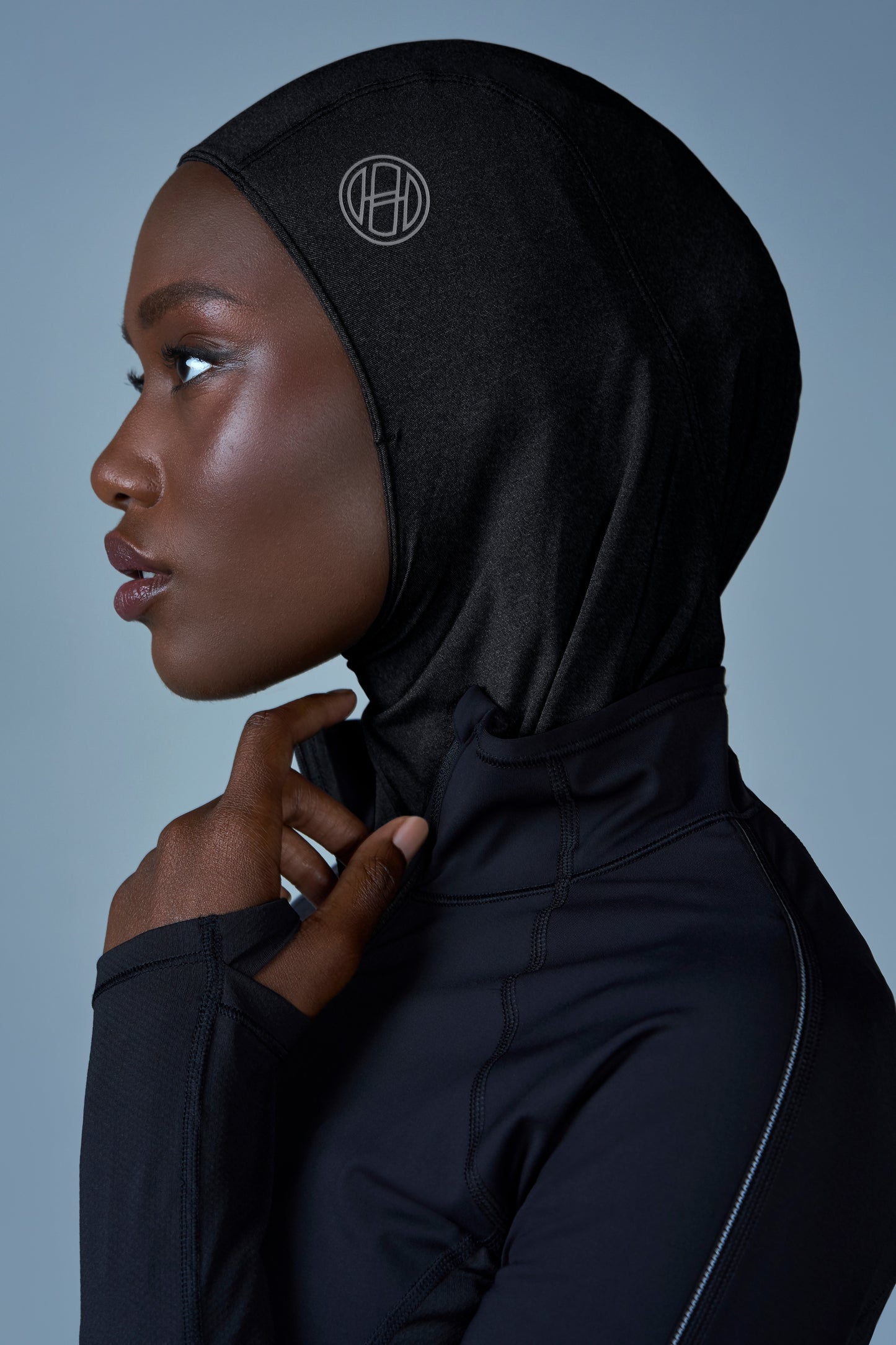 FlexFit Sport Hijab - Shadow Black